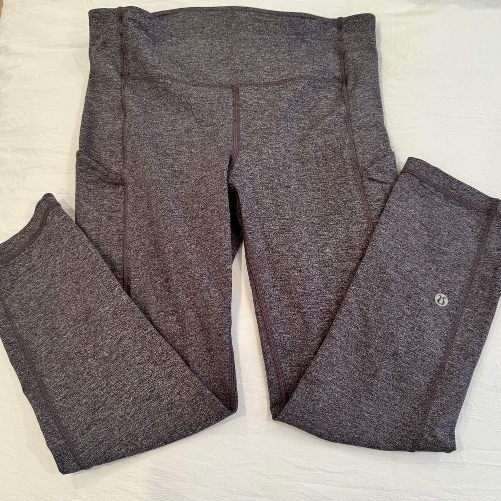 Lululemon Gray Yoga Pants / Leggings - Picture 3 of 8